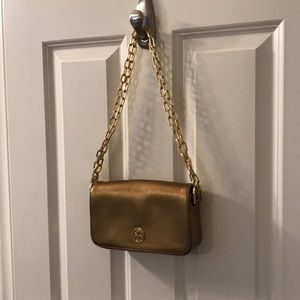 Tory Burch metallic Robinson crossbody